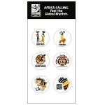 FIFA ワールドカップ オフィシャルライセンスグッズ【アフリカステッカー（6枚Set）】