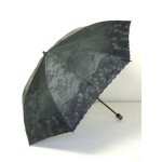 ポリジャガードカットワーク刺繍UVカット折りたたみ日傘（晴雨兼用）