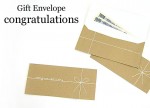 Ｇｉｆｔ Ｅｎｖｅｌｏｐｅ　ｃｏｎｇｒａｔｕｌａｔｉｏｎｓ　５枚セット