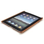 iPad2/新しいiPad3兼用木製タブレットケース・カバー