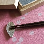 錫 箸置き 桜(桐箱入・5個組)