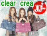 JJ掲載!!シンプルな憧れを★clear crea★大人バッグ